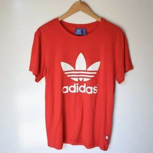 ADIDAS Red Logo Sport Tee XS